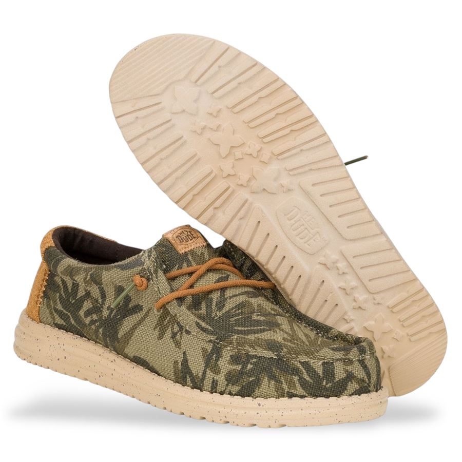 Wally palm jute sneakers da uomo Hey Dude | 430873ZX